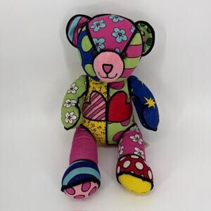 BAB Romero Britto Retired Limited Edition Brazilian Pop Art Plush Collectible